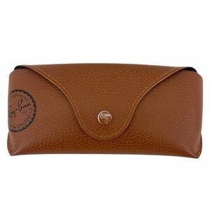 Ray-Ban Tan/Brown Leather Sunglasses Case